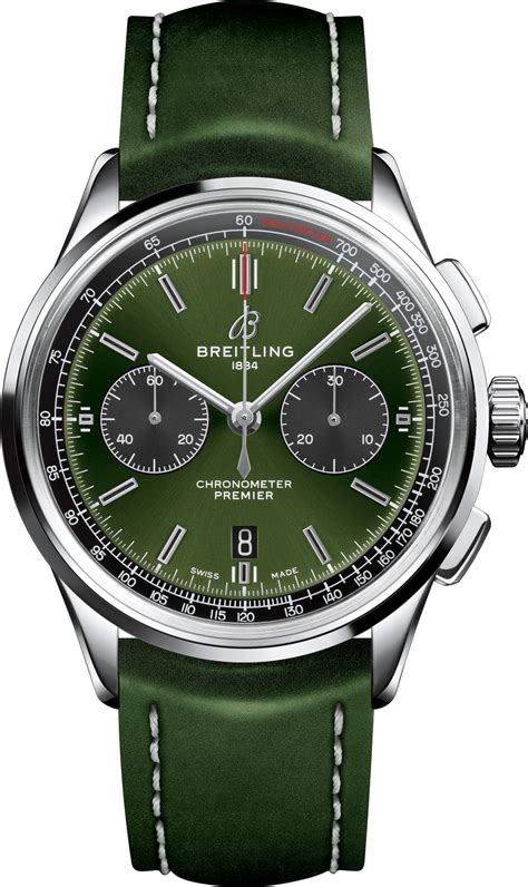 breitling premier b01 chronograph 42 bentley british racing green